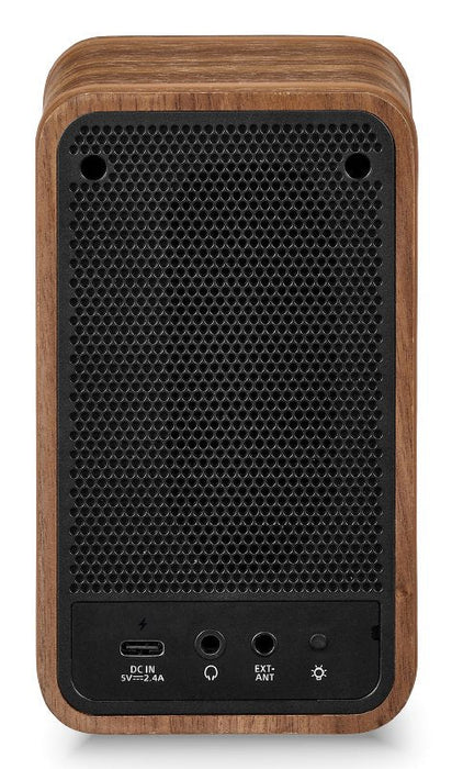 Sangean Wr-9 Nogal Vintage Radio Analógica De Madera Con Am Fm Bluetooth