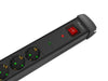 EAN 5901969439816 - Lanberg SP1-05F-0300-BK base múltiple 3 m 5 salidas AC Interior Negro imagen 5