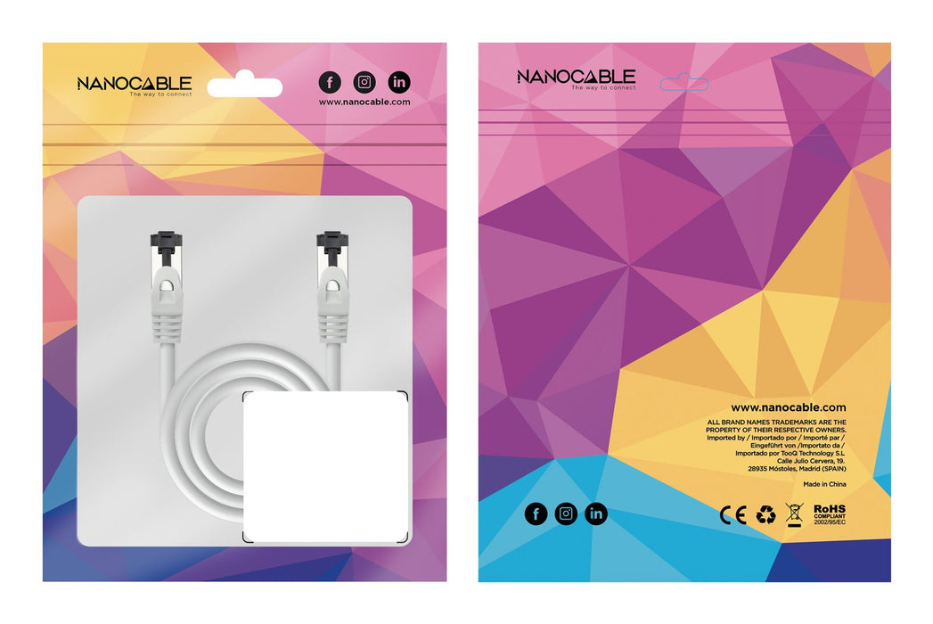 EAN 8433281015890 - Nanocable 10.20.2001 cable de red Cat8.1 S/FTP (S-STP) imagen 5