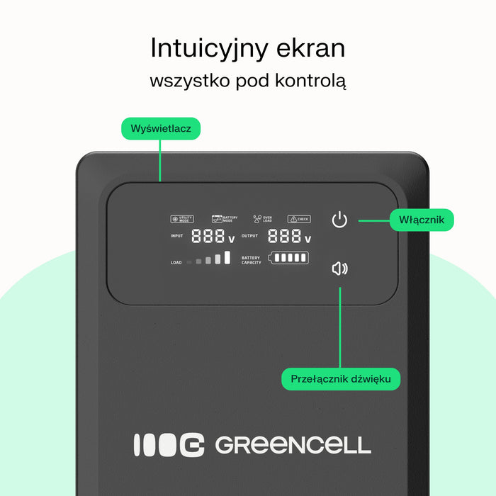 EAN 5904326376618 - Green Cell UPSLPPC800 sistema de alimentación ininterrumpida (UPS) imagen 14
