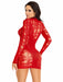 EAN 0714718569505 - Leg Avenue 87204_00322 conjunto de ropa interior y bodi Rojo imagen 2