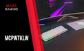 EAN 8435693111832 - Mars Gaming MCPWTKLWES teclado Ratón incluido Juego RF inalámbrica + USB QWERTY Español Blanco imagen 11