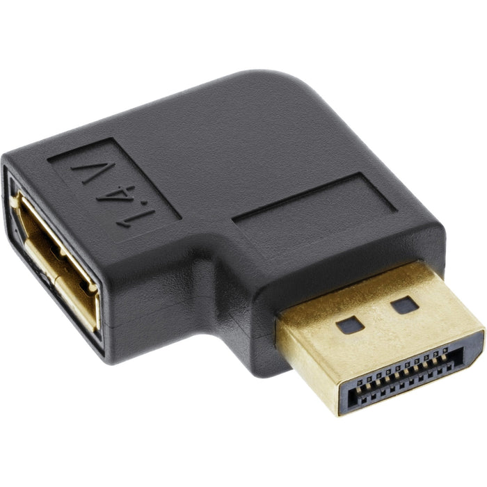 Adaptador Inline Displayport, Displayport Macho/Hembra En Ángulo Recto