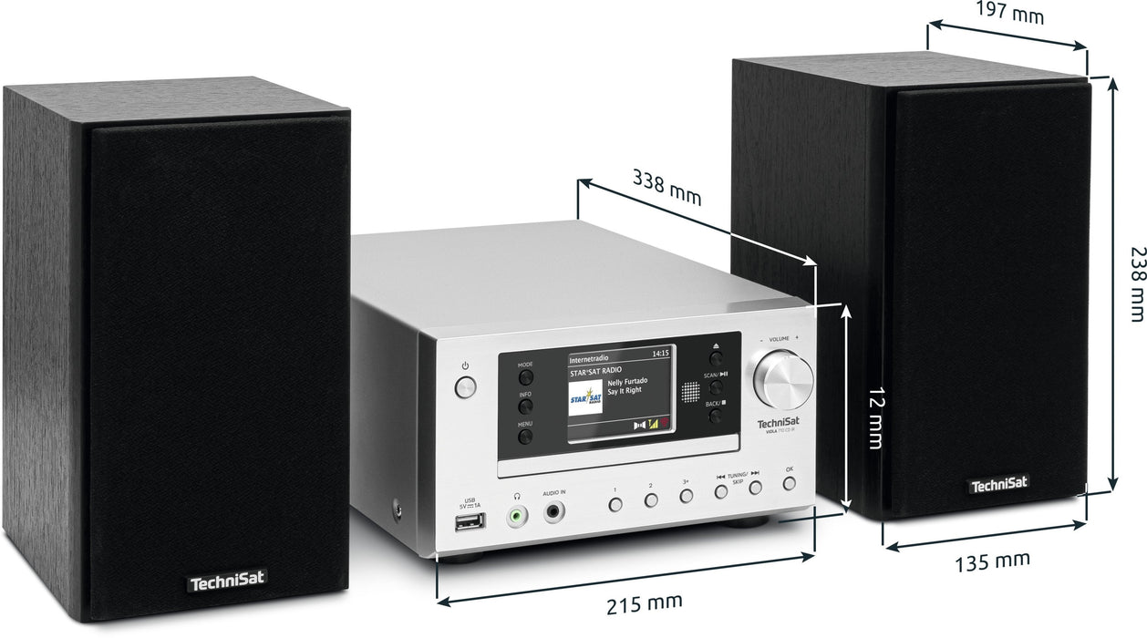 Technisat Viola 710 Cd Ir Schwarz