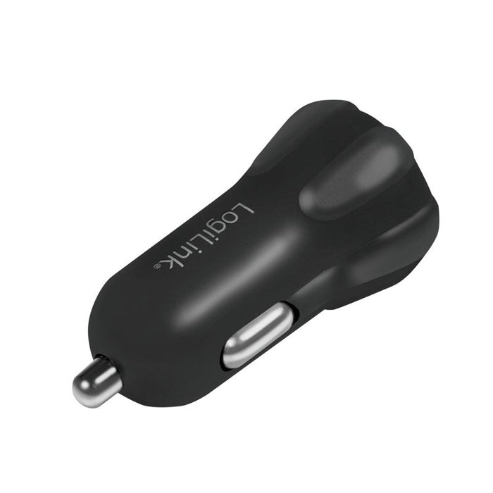 Cargador De Coche Usb Logilink + Soporte Para Smartphone En Un Set