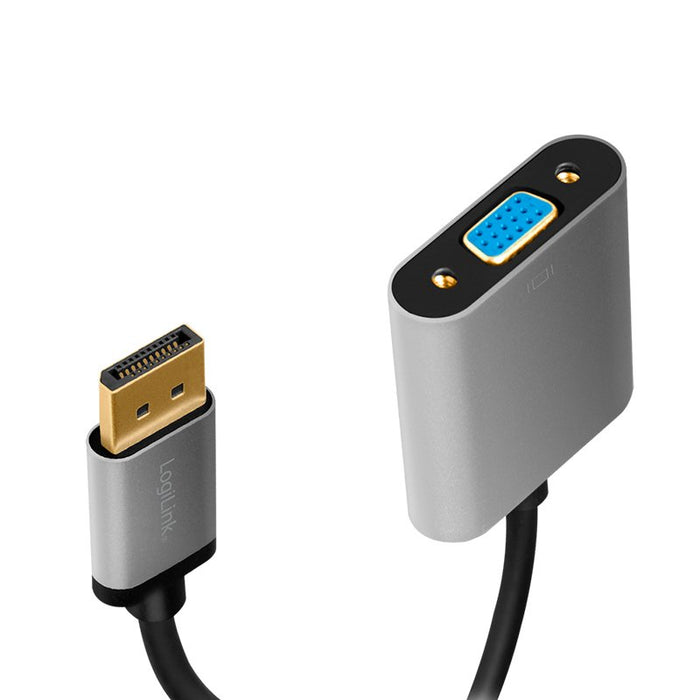 EAN 4052792062113 - LogiLink CDA0109 cambiador de género para cable DisplayPort VGA Negro, Gris imagen 2