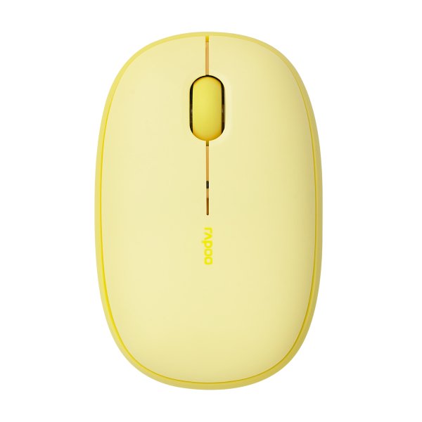 Ratón  Rapoo M660  Multimodo Inalámbrico Silencioso Amarillo