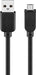 EAN 4040849957352 - Goobay 95735 cable USB USB 2.0 0,3 m USB A Micro-USB B Negro imagen 1