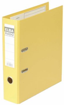 Elba Archivador Anchura Del Lomo 5 Cm Din A4 Plástico Amarillo