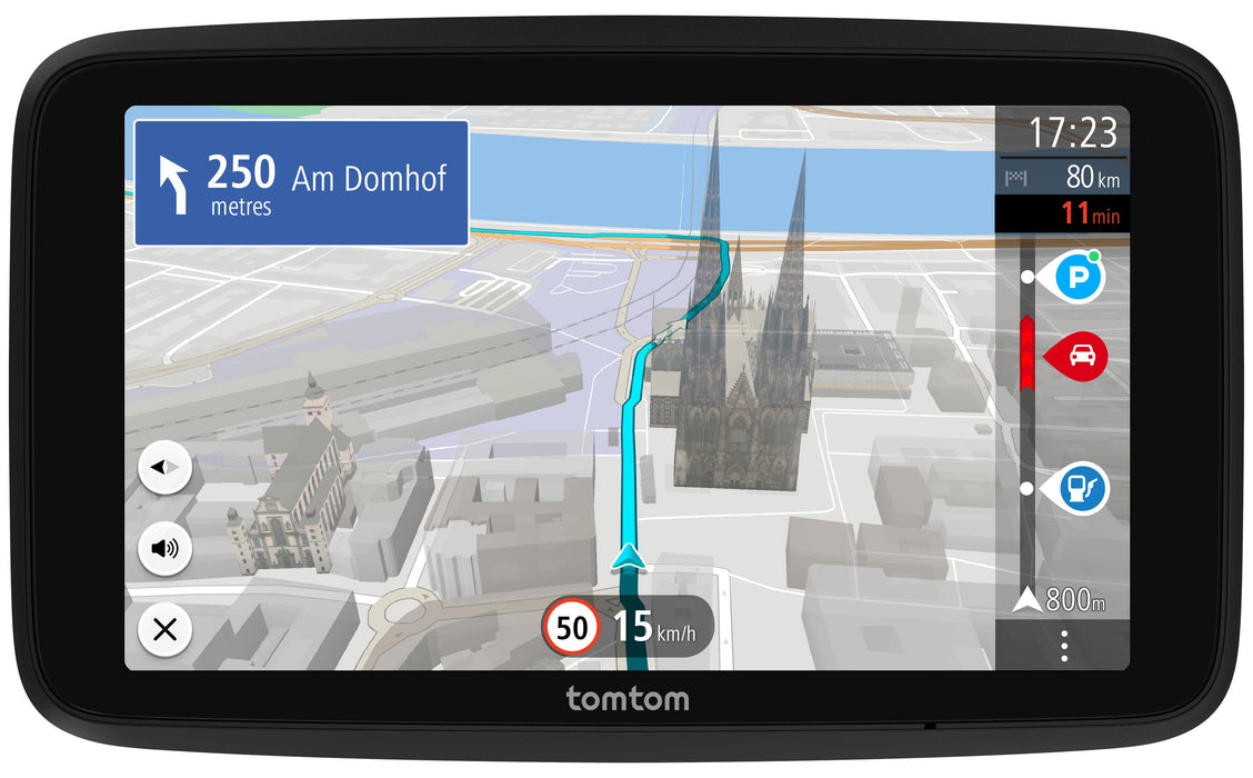 EAN 0636926107723 - TomTom GO navegador Portátil/Fijo 15,2 cm (6") Pantalla táctil 270 g Negro imagen 1