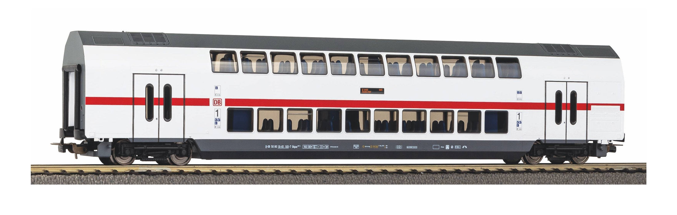 Piko H0 58802 Personenwagen Intercity Der Db Ag Doppelstockwagen 1.
