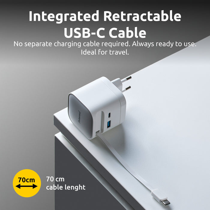 Intenso Compact Fam Charger 65w Usb-C Usb-A Blanco