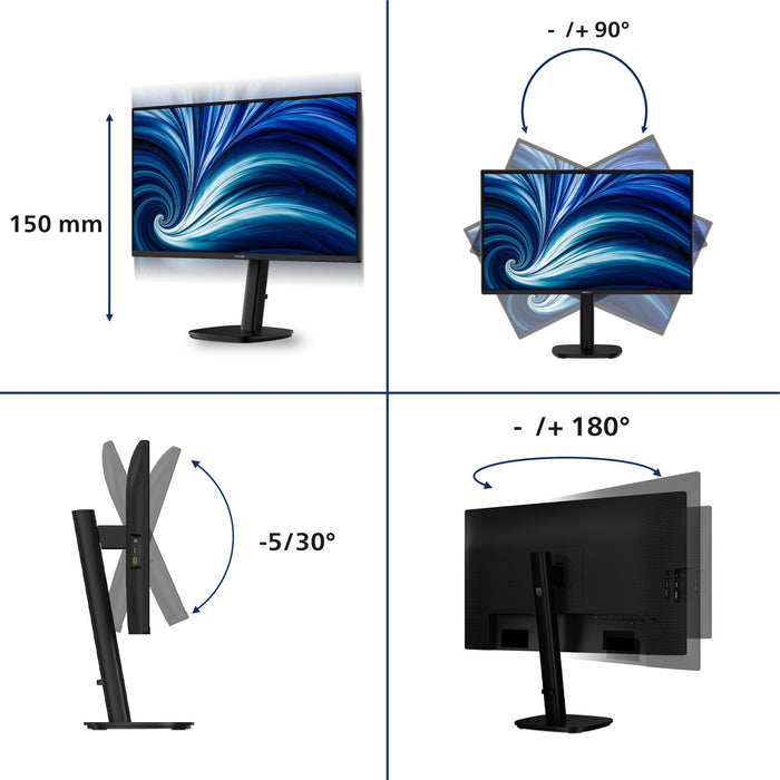Philips Tft 27b2u3301 68.5cm Ips 27'' 1920x1080 Dp Hdmi Usb-C