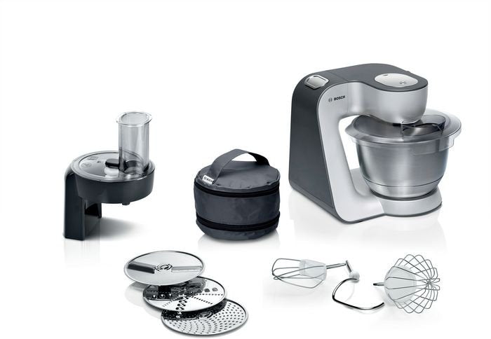 EAN 4242005501083 - Bosch MUM 5 robot de cocina 1000 W 3,9 L Negro, Acero inoxidable imagen 1