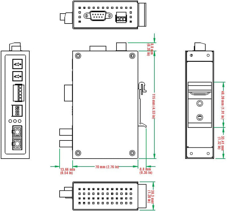 Icf-1150-S-Sc Icf-1150-S-Sc, Db9f, 15kv 43441