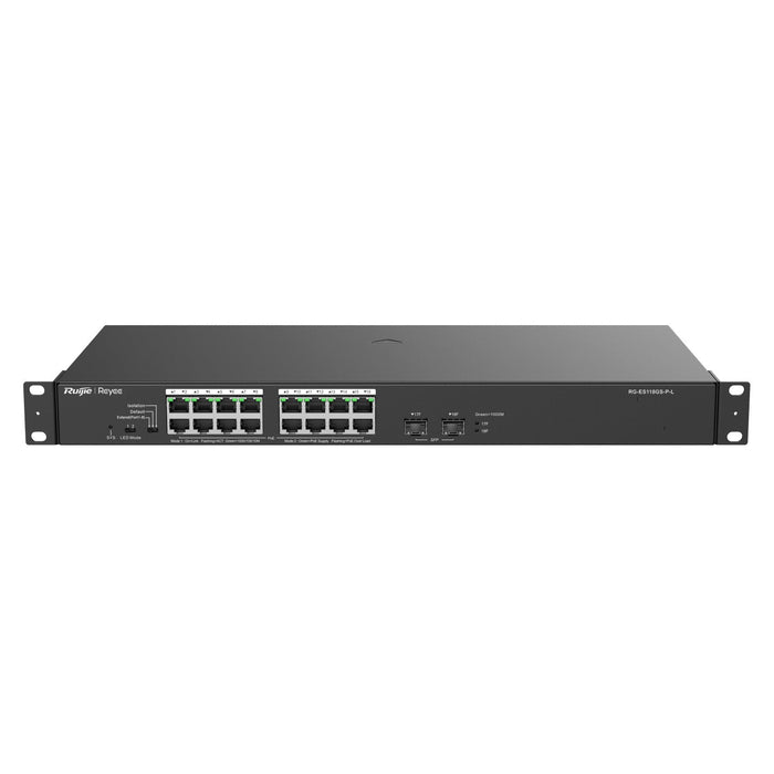 Switch Ruijie Reyee Rg-Es118gs-P-L 16p Dowlink + 2uplink Sfp