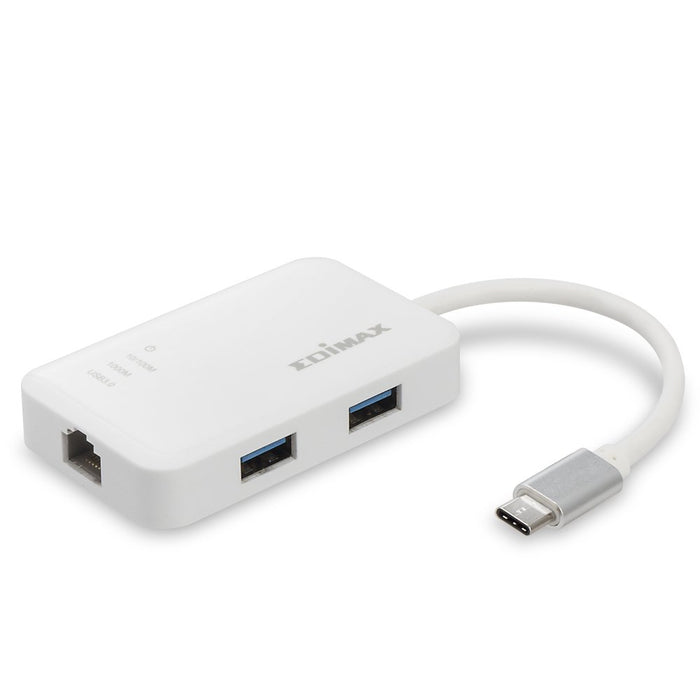 EAN 4717964701794 - Edimax EU-4308 base para portátil y replicador de puertos USB 3.2 Gen 1 (3.1 Gen 1) Type-C Blanco imagen 1