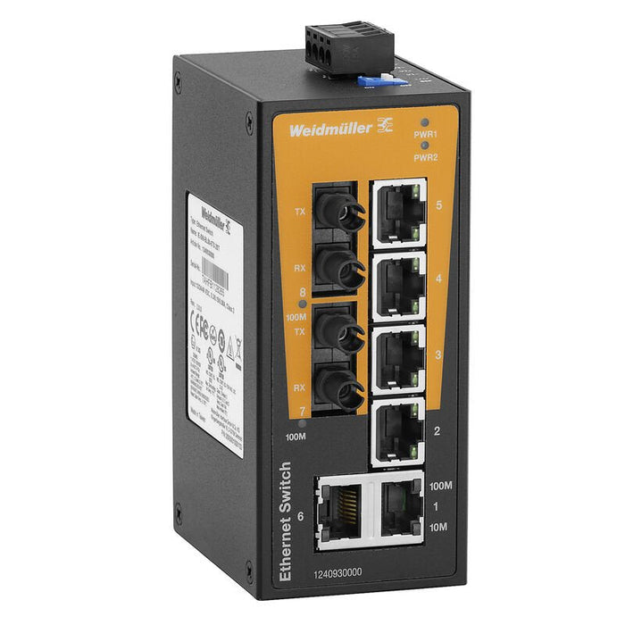 Weidmüller Ie-Sw-Bl08t-6tx-2st Industrial Ethernet Switch - Switch - Alambre De Cobre