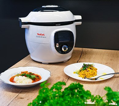 EAN 3045386381869 - Tefal CY851130 olla multi-cocción 6 L Cromo, Blanco imagen 8