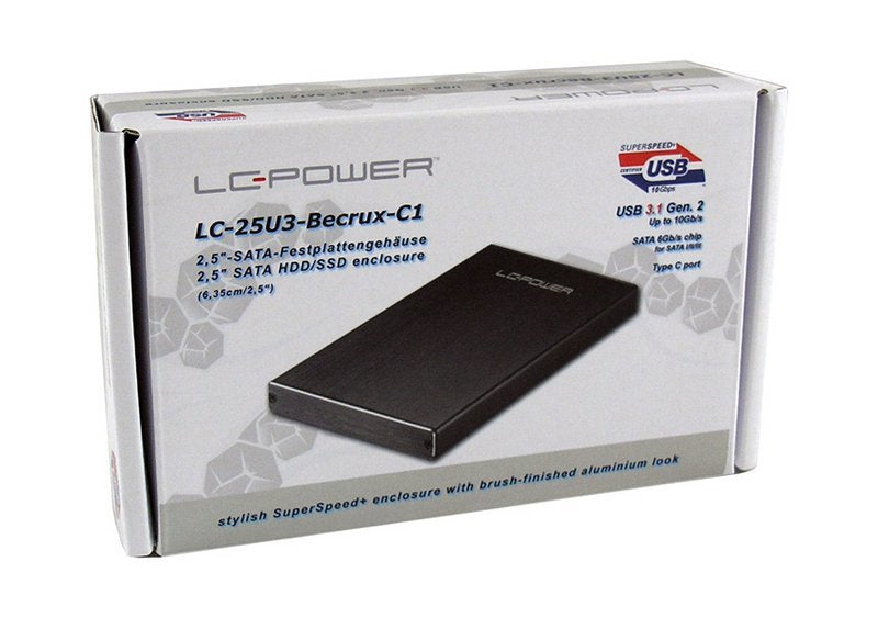 EAN 4260070125997 - LC-Power LC-25U3-Becrux-C1 Caja de disco duro (HDD) Negro 2.5" imagen 3