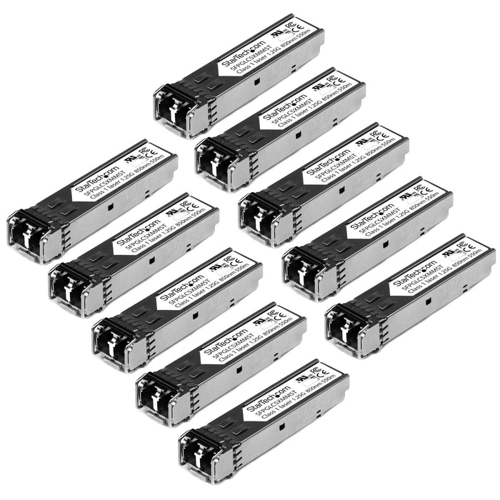 EAN 0065030864312 - StarTech.com GLCSXMM10PST red modulo transceptor Fibra óptica 1250 Mbit/s imagen 6