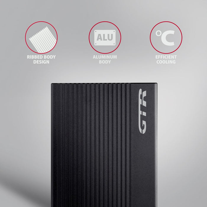 EAN 8595247906779 - Axagon EE25-GTR USB-C 3.2 Gen 2 - SATA 6G 2.5\" externes Festplattengehäuse geriffelt Carcasa de disco du imagen 3