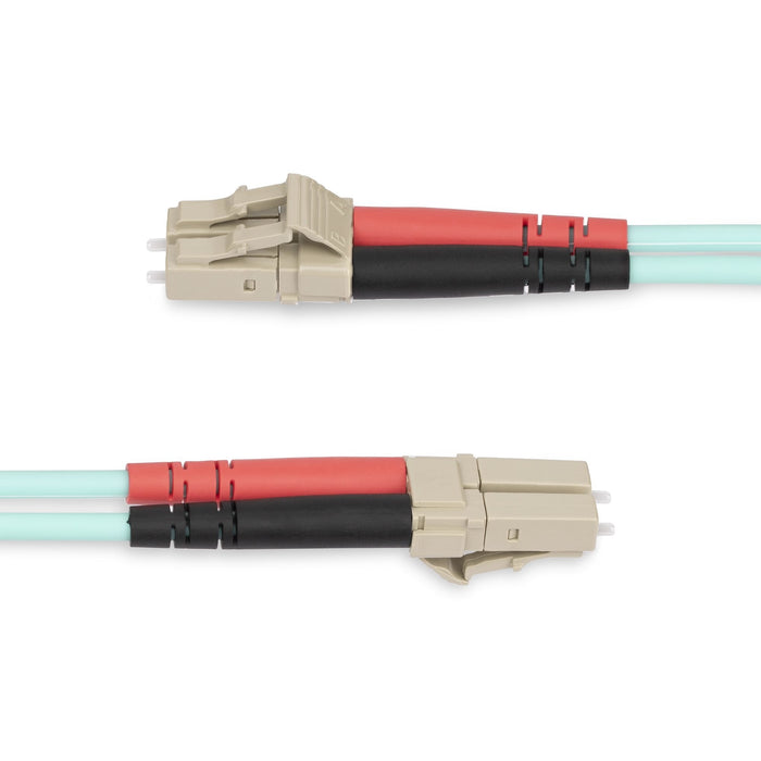 Startech.Com 450fblclc20 Cable De Fibra Optica 20 M Lc Om4 Color Aguamarina