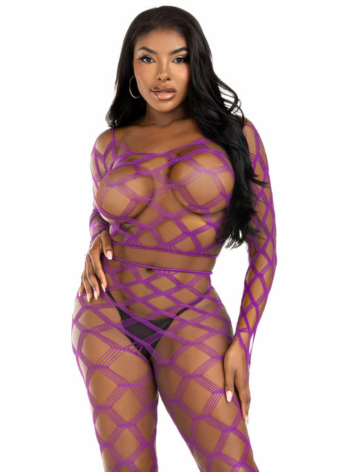 EAN 0714718570785 - Leg Avenue 89325_40522 conjunto de ropa interior y bodi Violeta imagen 1