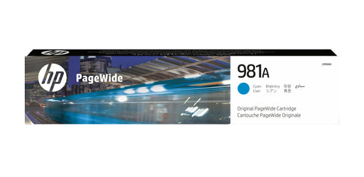 EAN 0888793202067 - HP 981A Cyan Original PageWide Cartridge cartucho de tinta 1 pieza(s) Rendimiento estándar imagen 1