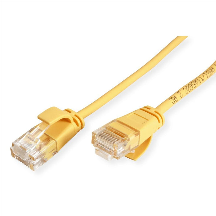 Roline Verde Utp Cable De Red Cat.6a (Class Ea), Lsoh, Slim, Gelb, 0,3 M