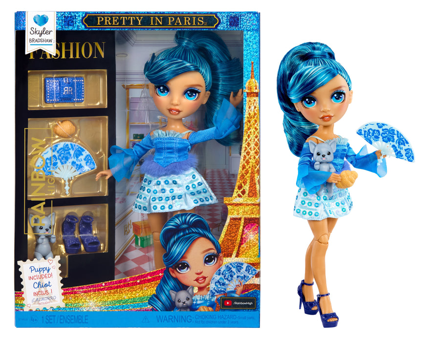 Mga Entertainment Mga Rainbow High Pretty In Paris Fashion Doll- Skyler 248866-Euc
