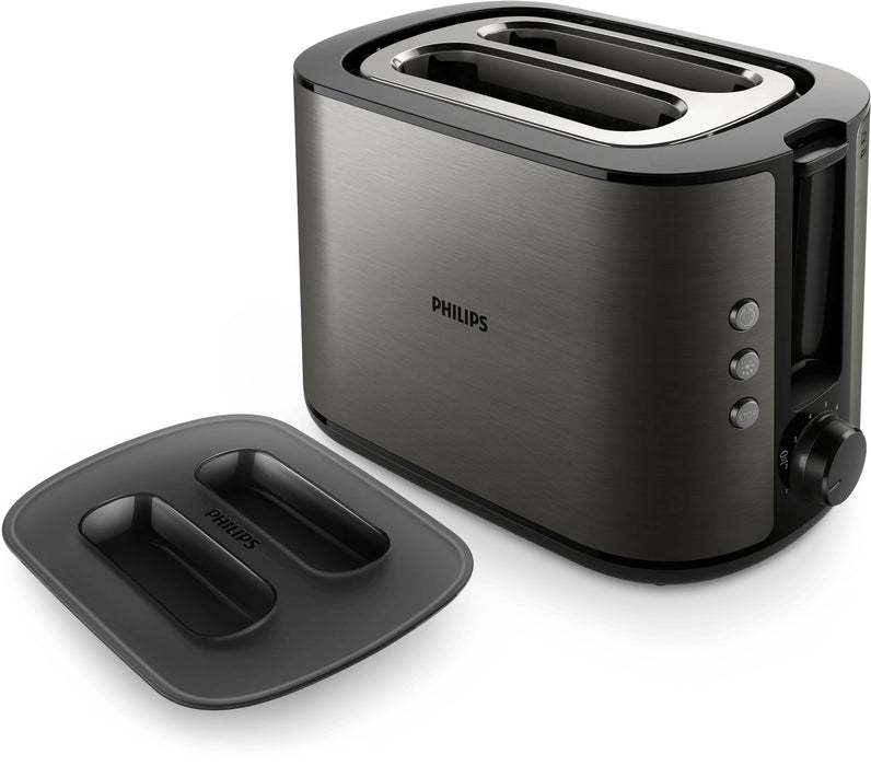 EAN 8720389023583 - Philips Viva Collection HD2651/80 tostadora 8 2 rebanada(s) 1050 W Titanio imagen 3
