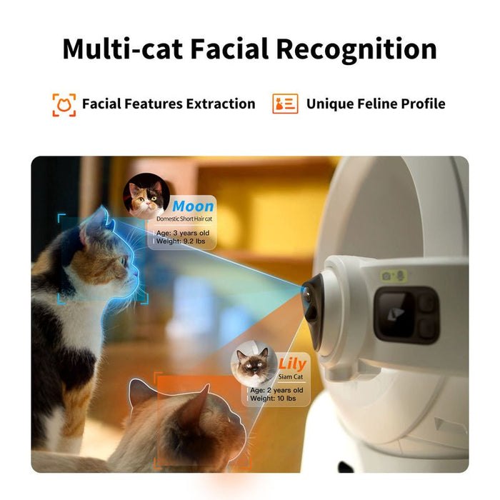 EAN 6975069305523 - PETKIT P9903 bandeja higiénica para perro y gato Arenero con limpieza automática Blanco imagen 5