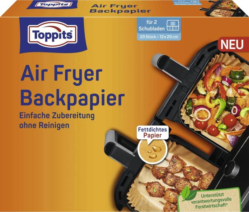 EAN 4008871223074 - Toppits FSC MIX CREDIT TUEV-COC-000078 papel vegetal para horno 20 hojas Marrón imagen 1