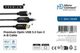EAN 5704174889977 - Microconnect MC-USB3.0AB20OP cable USB USB 3.2 Gen 2 (3.1 Gen 2) 20 m USB A USB B Negro imagen 3