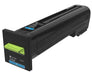 EAN 0734646596381 - Lexmark 82K2UCE cartucho de tóner 1 pieza(s) Original Cian imagen 1