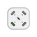 EAN 8436574705720 - AISENS ASCH-5PQC-W cargador de dispositivo móvil Universal Corriente alterna Carga rápida Interior imagen 2