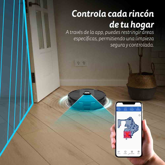 EAN 8426156018515 - Grunkel I-DANCERTURBOLASER aspiradora robotizada 0,25 L Negro imagen 8