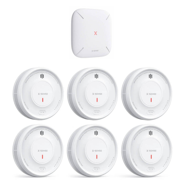 X-Sense Xs0d-Mr61 6 1 Rf-Rauchmelder-Set Mit Gateway