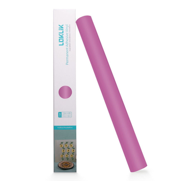 Loklik Permanent Adhesive Vinyl Matte - Fushia