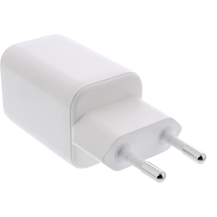 Inline® Usb Power Supply, Charger Usb-A + Usb-C, 33w, Pd + Qc, White