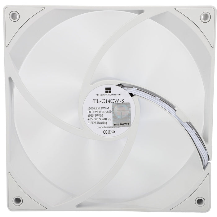Ventilador Thermalright Tl-C14cw-S Argb Pwm Blanco 140mm
