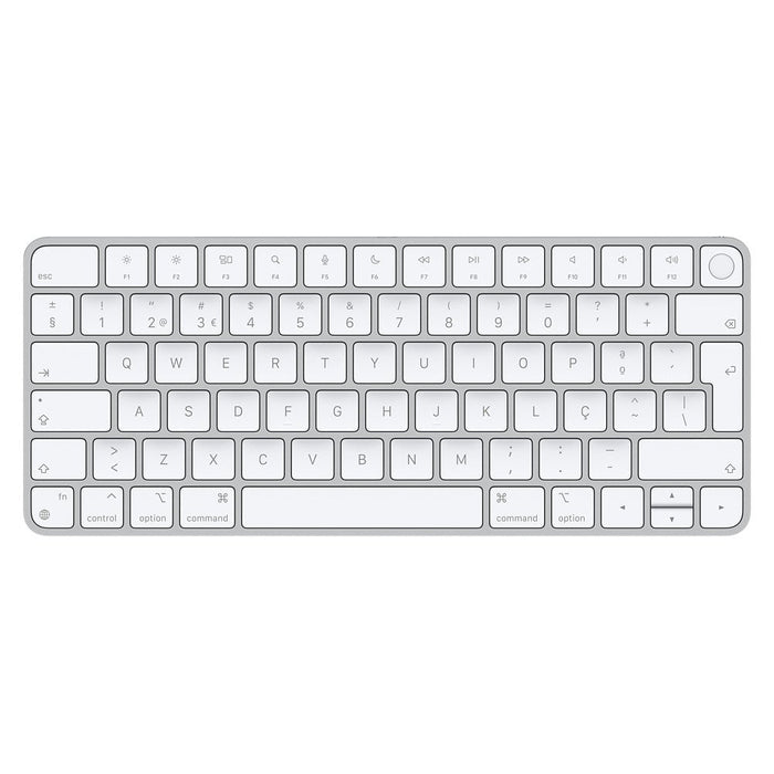 Teclado Portugués Apple Magic Keyboard With Touch Id Inalámbrico Bluetooth Usb-C Qwerty