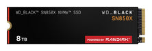 EAN 0718037903118 - SanDisk Black WD_BLACK SN850X NVMe 8 TB M.2 PCI Express 4.0 imagen 1