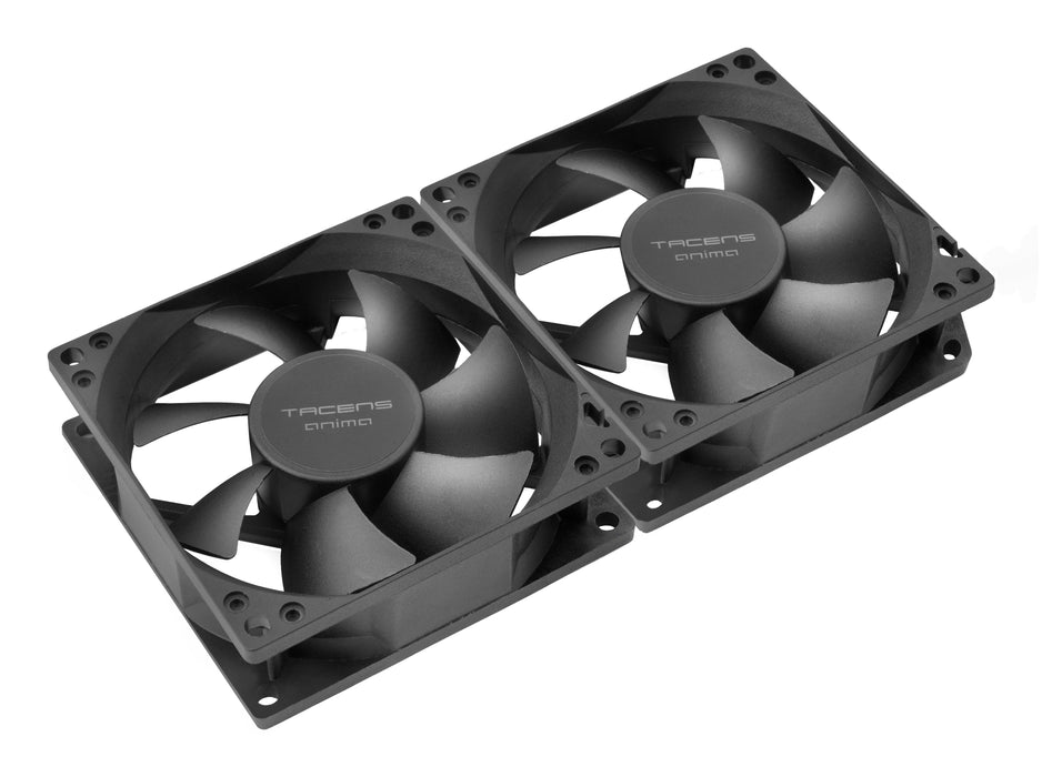 EAN 8435693112198 - Tacens Anima AF8X2 sistema de refrigeración para ordenador Carcasa del ordenador Ventilador 8 cm Negro 2  imagen 3