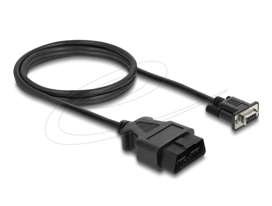 Delock Adaptadorkabel Obd-2 Macho Auf Sub-D 9 Pin Hembra Con Tornillos 1,15 M