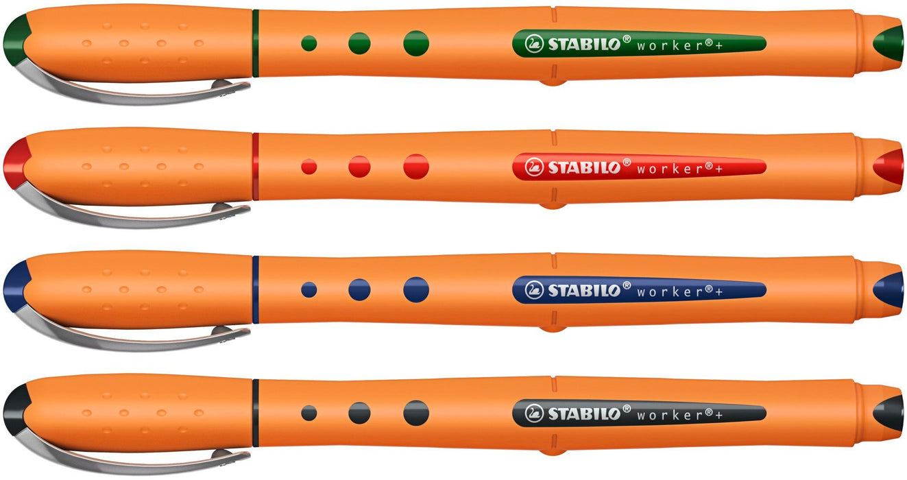 Stabilo Worker - Roller De Tinta - Negro - Base Acuosa