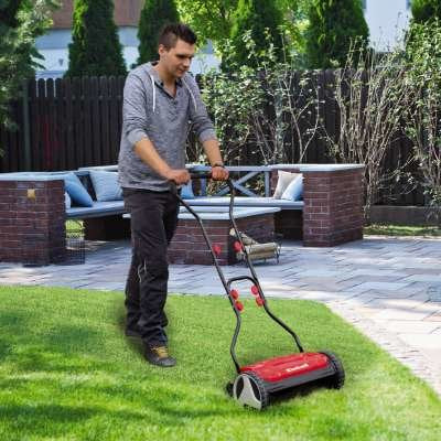 EAN 4006825609714 - Einhell GE-HM 38 S Cortacésped manual Negro, Rojo imagen 9