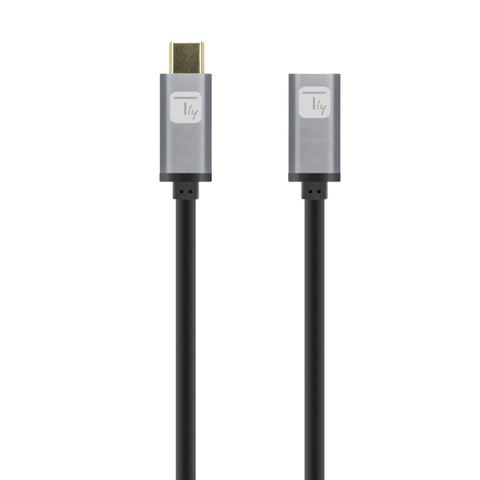 EAN 8059018364361 - Techly ICOC MUSB322-CMF-010 cable USB USB 3.2 Gen 2 (3.1 Gen 2) 1 m USB C Negro, Gris imagen 4
