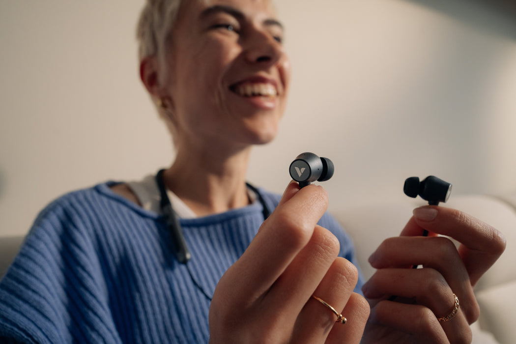 Trusound Anc Neckband  Earbuds, Black